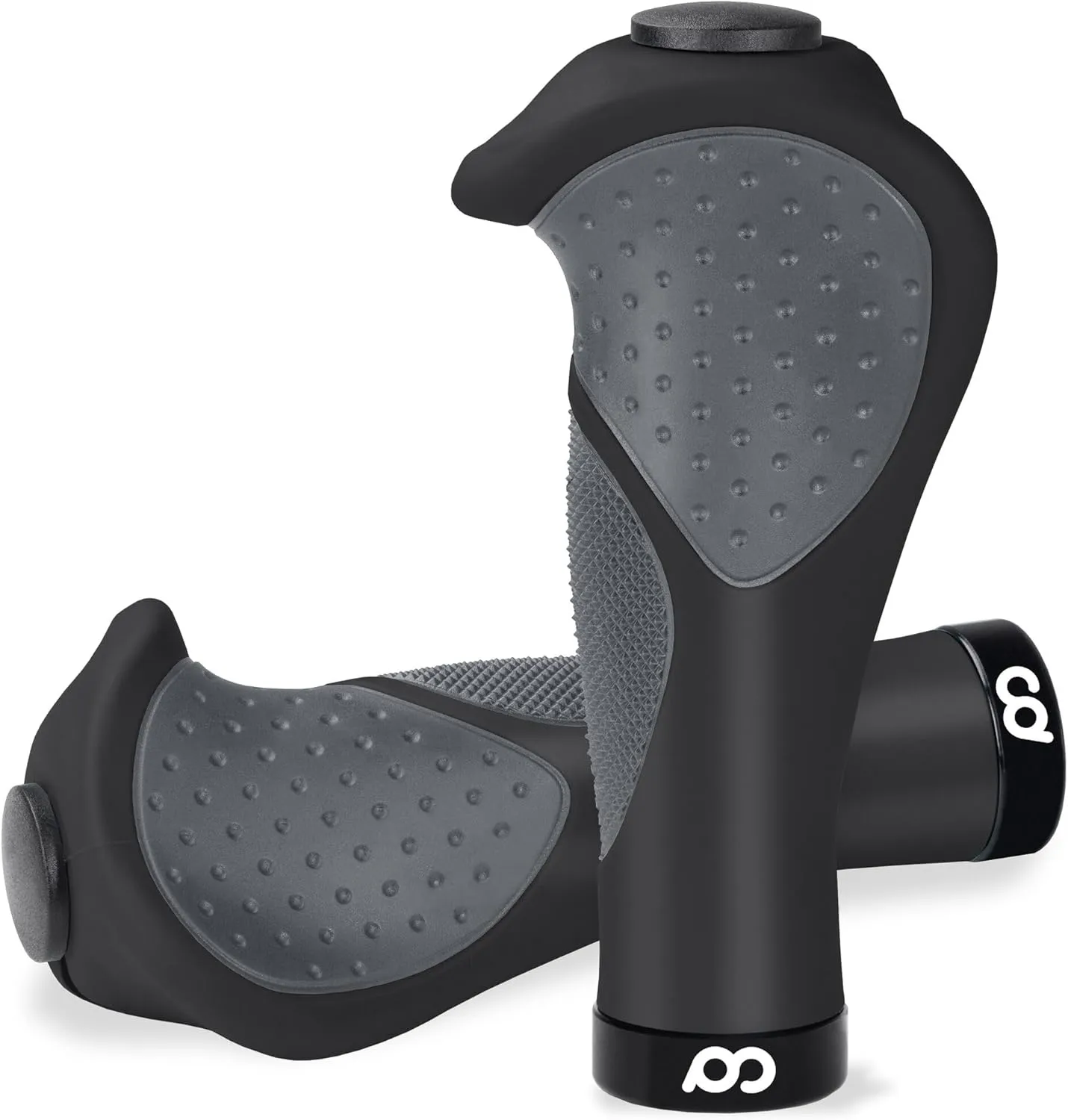 CyclingDeal Mountain Bike Grips Bicycle Handlebar Grips - Ergonomic Bike Grips Anti-Slip Design for MTB Grips - Soft Gel Bike Handlebar Grips - Quality Bike Handle Grips