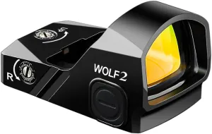 Cyelee WOLF2 for Astigmatism, Circle Dot Sight, Micro Red Dot Sight for RMR Footprint, 3MOA Dot and 64MOA Ring Reticle