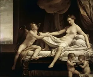 Danae ca 1531 Correggio (Antonio Allegri) (148994-1534 Italian) Oil on canvas Galleria Borghese Rome Italy Poster Print (18 x 24)