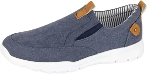 Dek M584 Canvas Twin Gusset Slip-on Casual Shoe