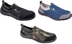 Delta Plus Miami Camoflague Camo Canvas Slip On Steel Toe Safety Trainers Sneakers (US 8)