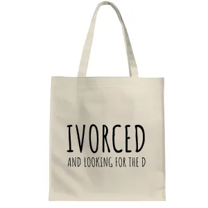 Divorce Moving On Gift Ideas for Him or Her White Multicolor Canvas Tote Bag
