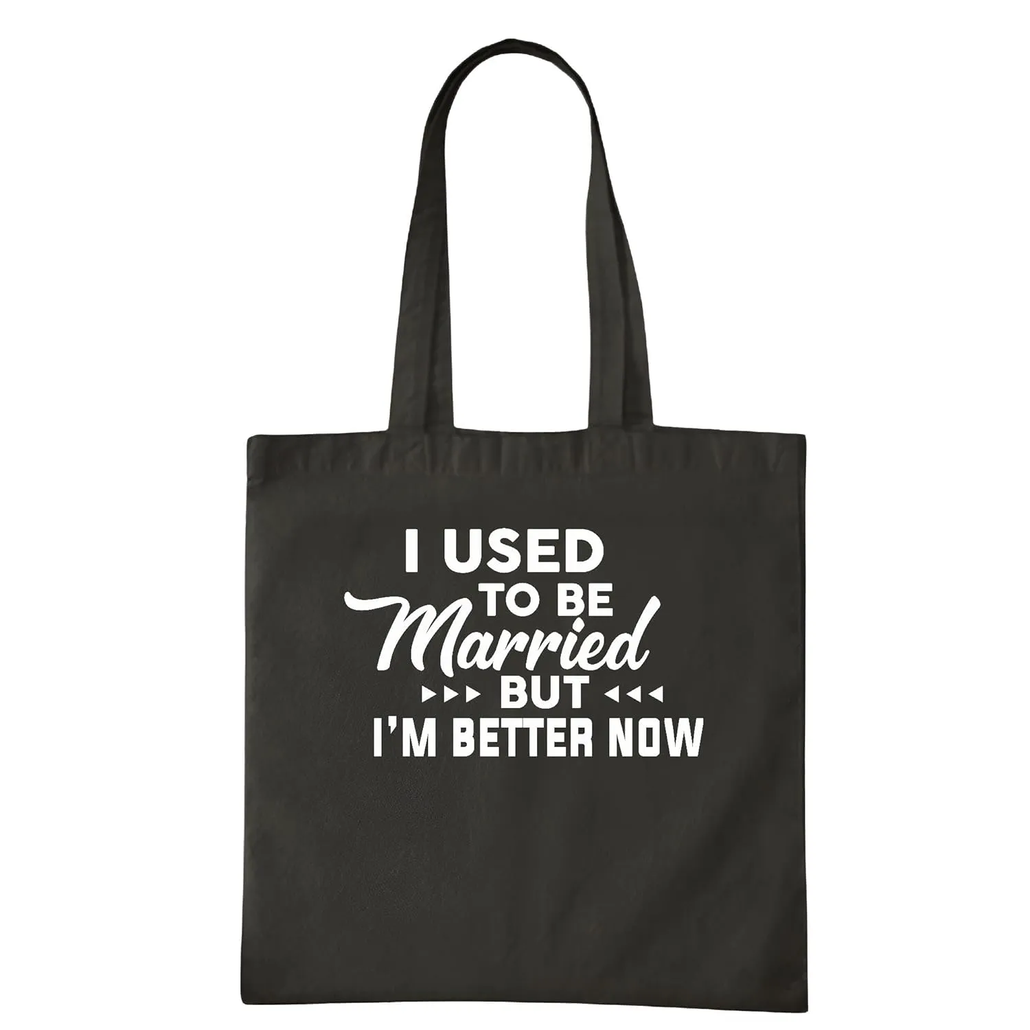 Divorcees Break Up Gift for Moving On Navy Black Multicolor Canvas Tote Bag