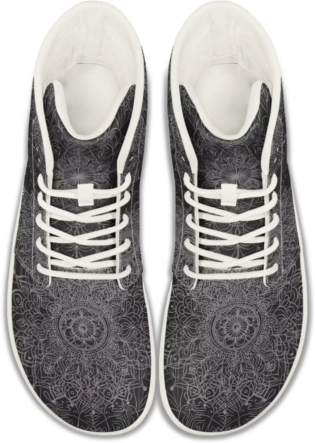 Dragon Print Men's Running Shoe Slip On High Tops Walking Sneakers Gym Tennis Athletic Shoes