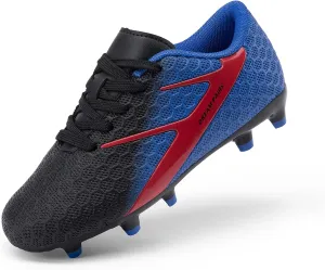 DREAM PAIRS Boys Girls Soccer Cleats Kids Firm Groud Football Toddler Youth Athletic Outdoor Training Shoes for Little/Big Kid