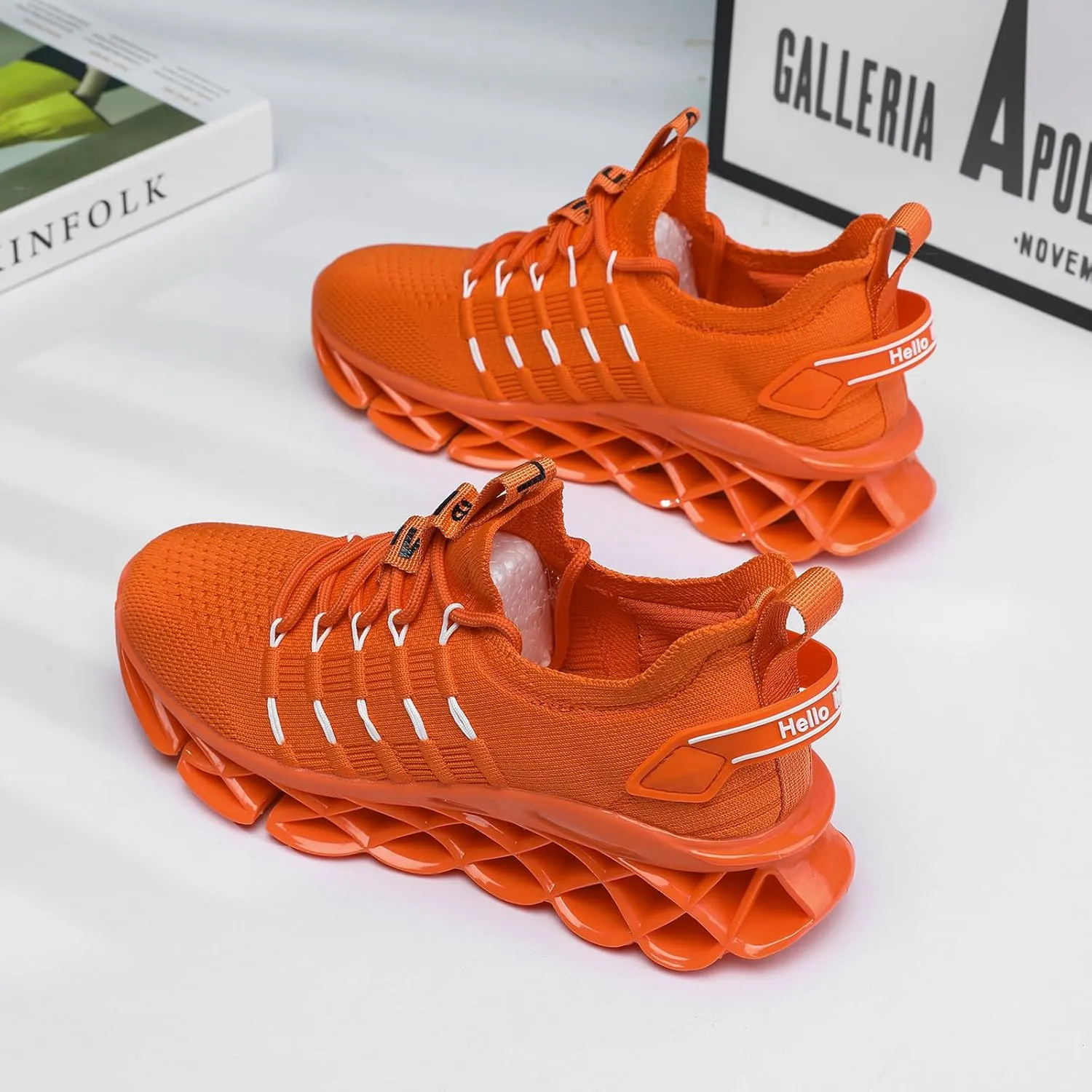 DUDHUH Women's Fashion Sneakers Womens Shoes Slip On Work Casual Comfortable Gym Walking Shoes for Women