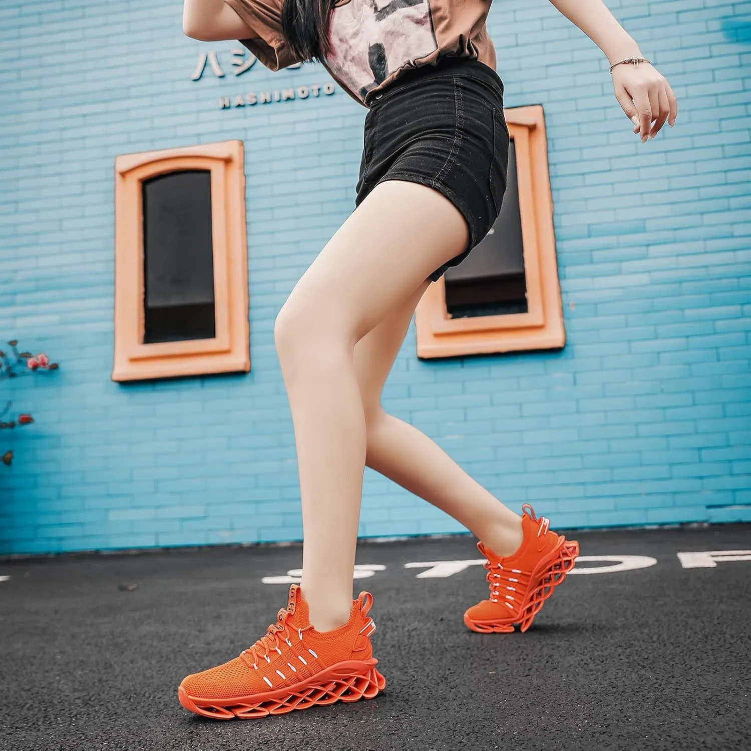 DUDHUH Women's Fashion Sneakers Womens Shoes Slip On Work Casual Comfortable Gym Walking Shoes for Women