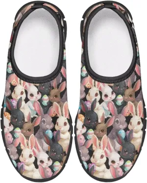 Easter Shoes for Girls Holiday Casual Shoes Trendy Kids Slip On Sneakers
