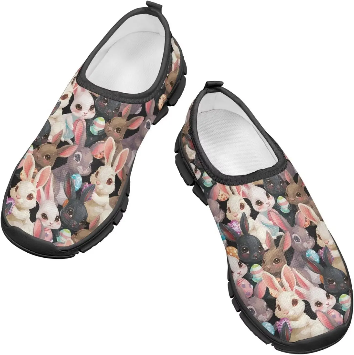 Easter Shoes for Girls Holiday Casual Shoes Trendy Kids Slip On Sneakers