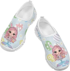 Eater Shoes for Girls Slip On Sneakers Kids Running Shoes Travel Shoes