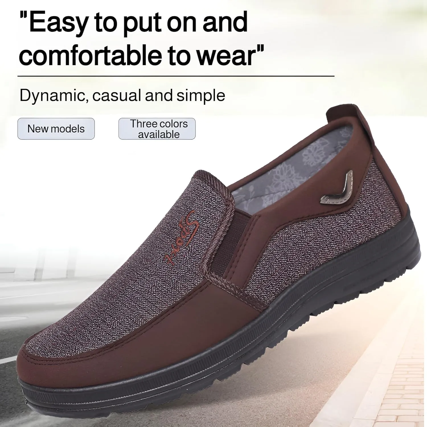 Ellniges]Soft Sole Men's Casual Shoes - Classic Canvas Shoes for Elderly | Perfect for Stylish and Comfortable Daily Wear