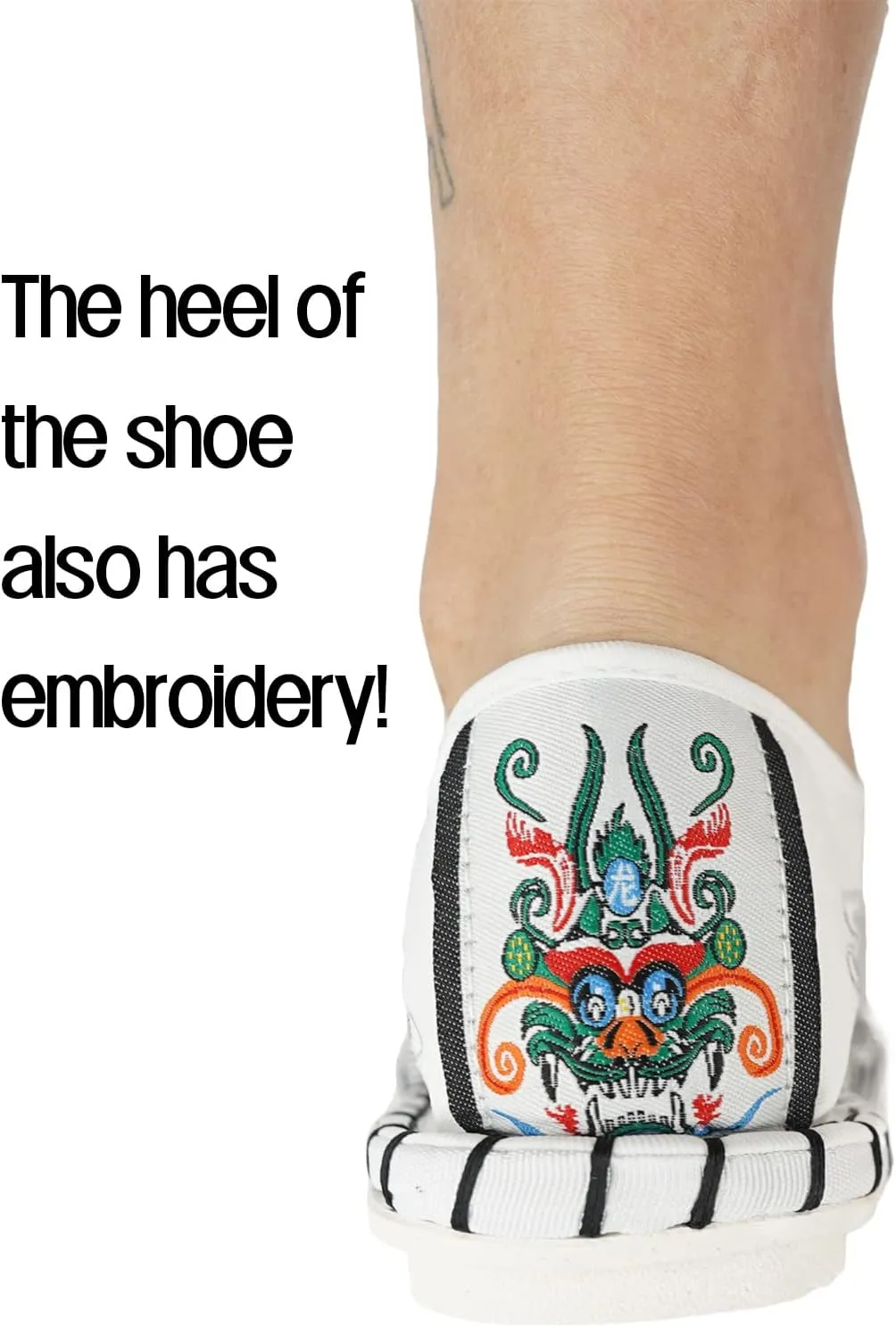 Embroidered Tai Chi Kung Fu Shoes, 12 Styles, Unisex Canvas Martial Arts Flats, Traditional Chinese Slip-On Sneakers with Non-Slip Sole for Men and Women