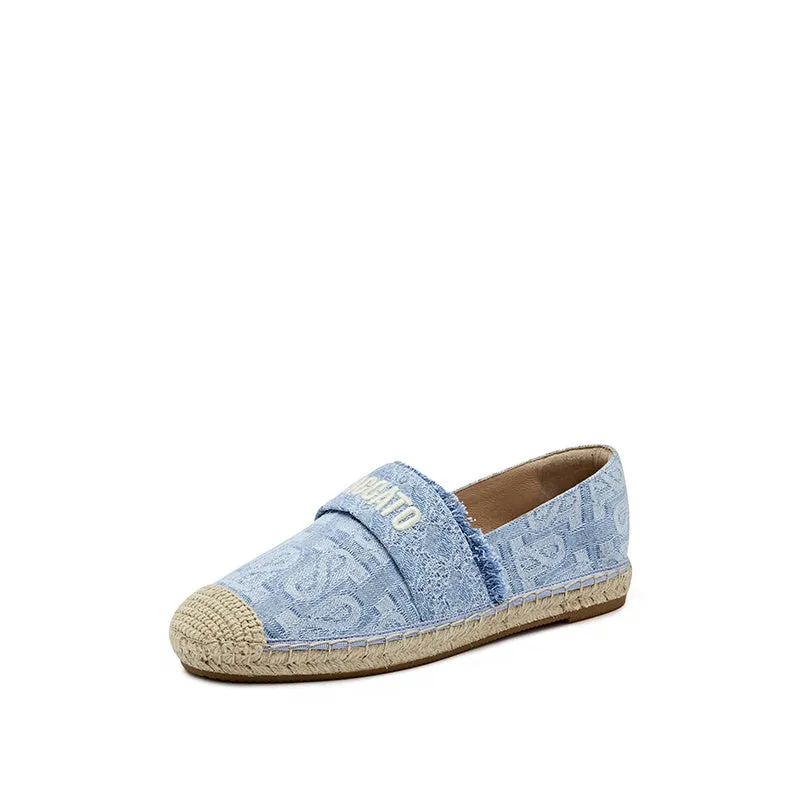 Espadrille - Denim Espadrille Slip-On Loafers 9UA98