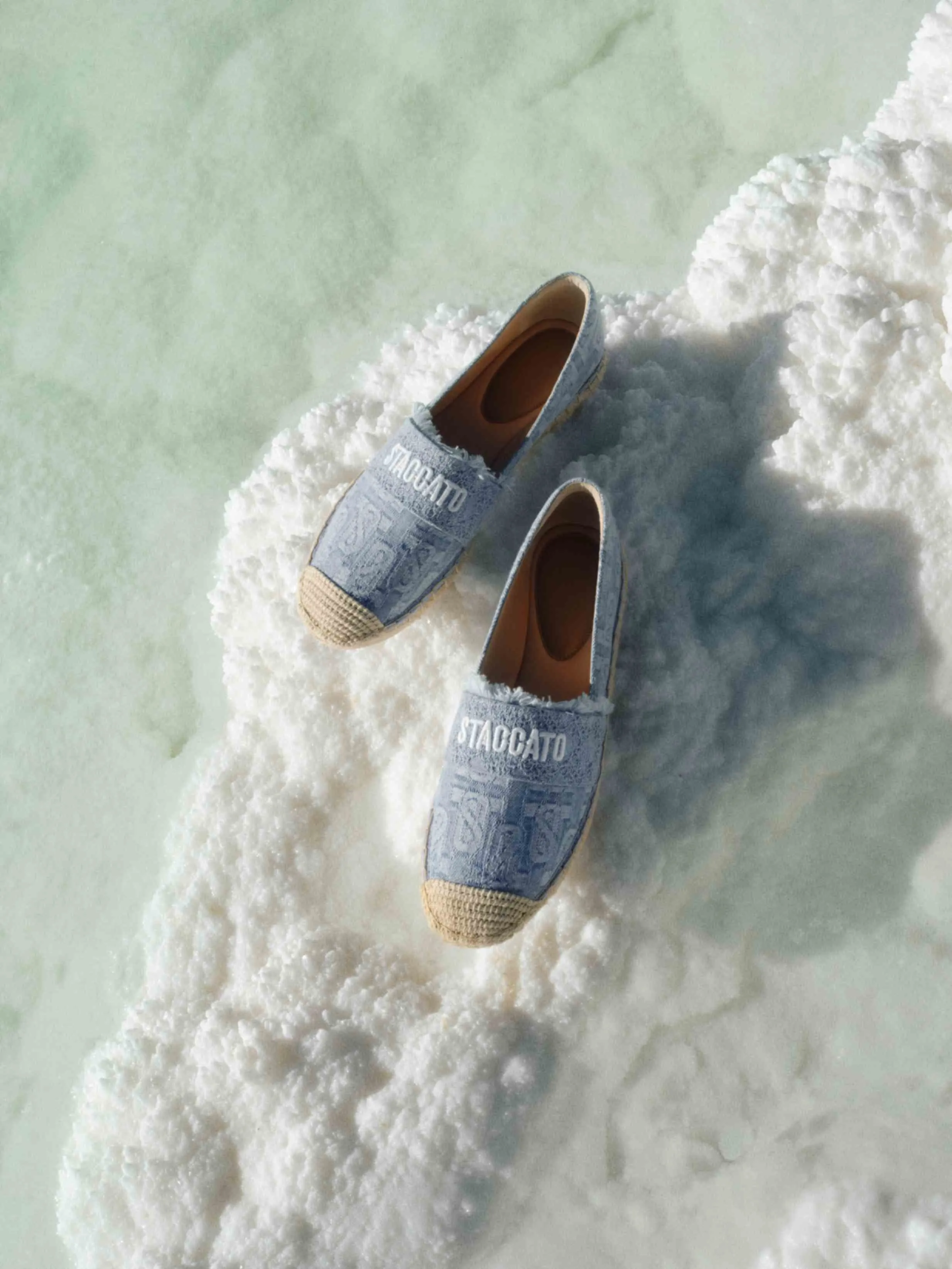Espadrille - Denim Espadrille Slip-On Loafers 9UA98