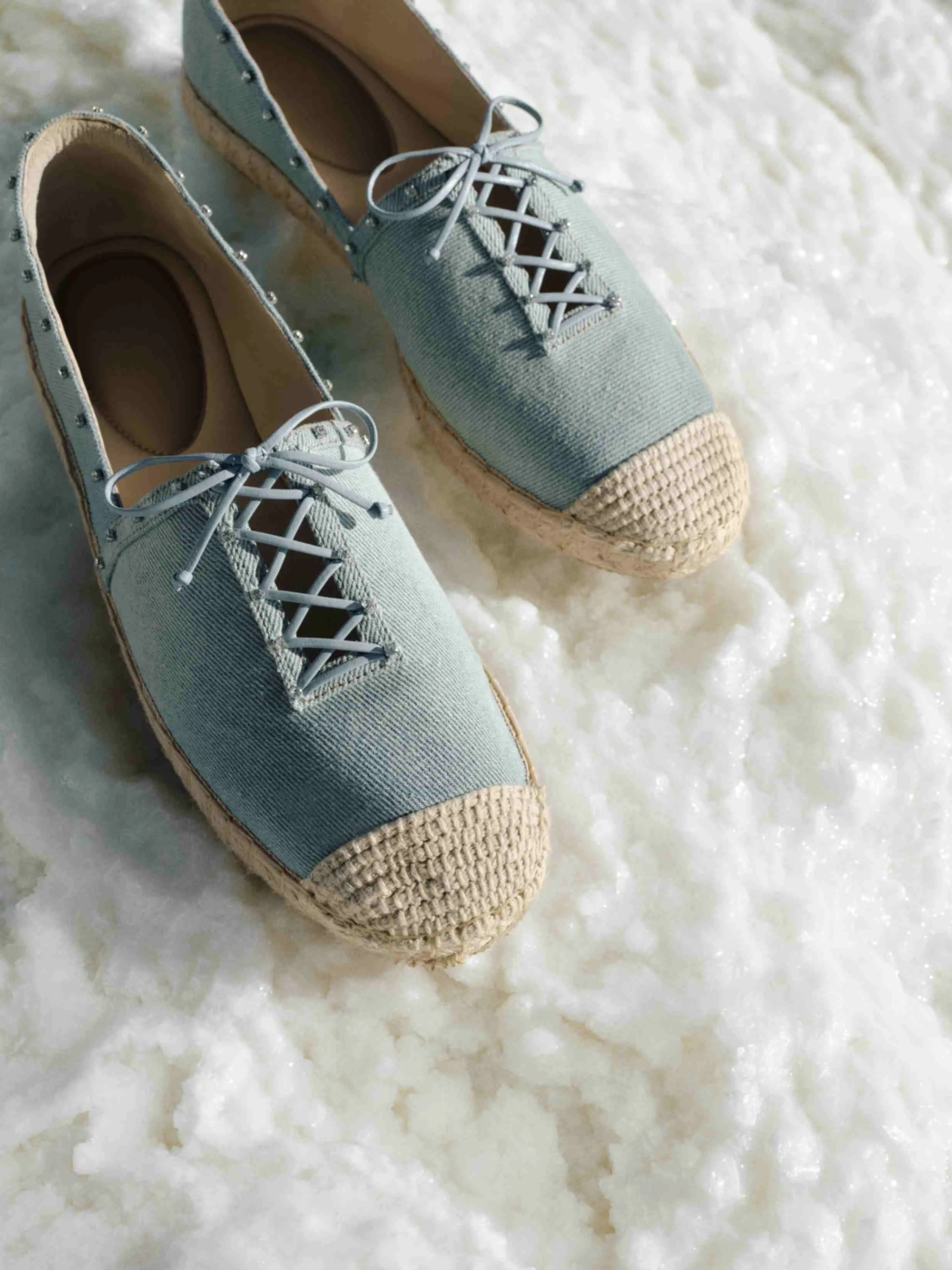 Espadrille - Diva Denim Espadrille Slip-On Loafers 9UA69