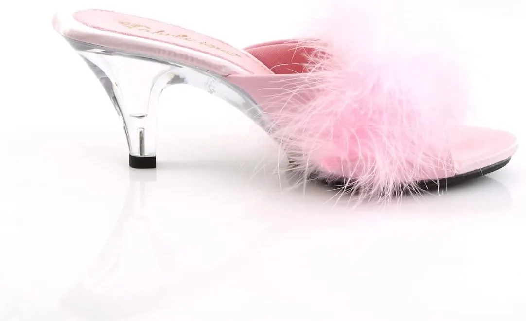 Fabulicious Women's Belle-301F Marabou Slipper