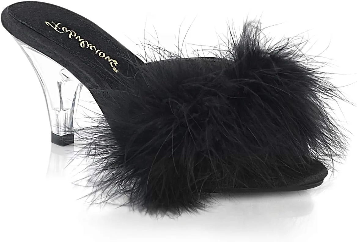 Fabulicious Women's Belle-301F Marabou Slipper