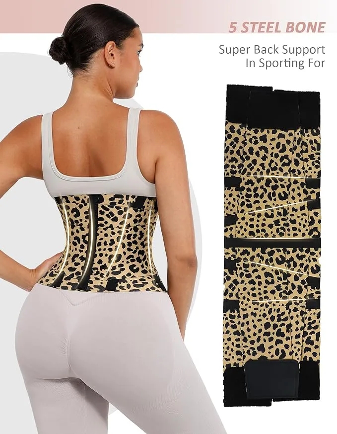 FeelinGirl Waist Trainer Belt Waist Cincher Trimmer Ab