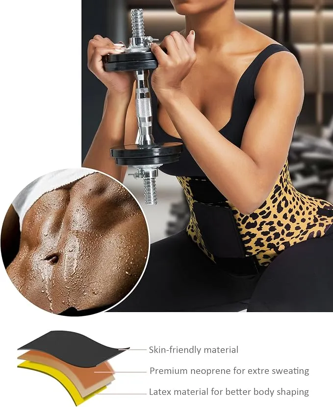FeelinGirl Waist Trainer Belt Waist Cincher Trimmer Ab