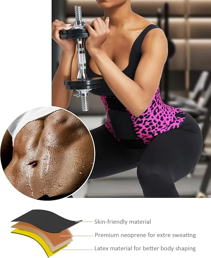 FeelinGirl Waist Trainer Belt Waist Cincher Trimmer Ab