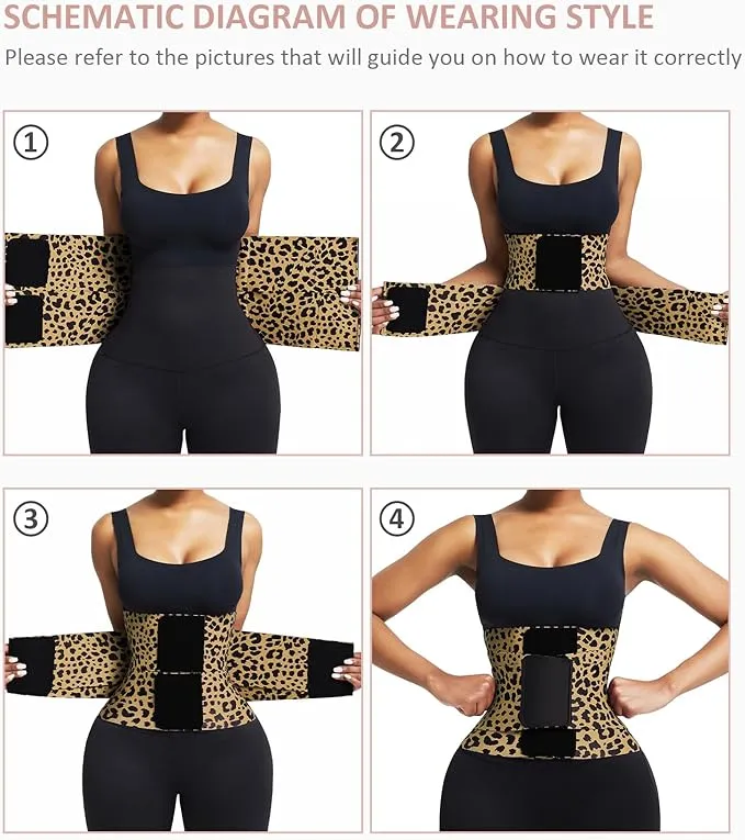 FeelinGirl Waist Trainer Belt Waist Cincher Trimmer Ab