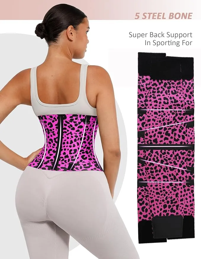 FeelinGirl Waist Trainer Belt Waist Cincher Trimmer Ab