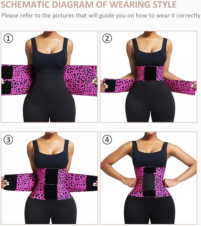 FeelinGirl Waist Trainer Belt Waist Cincher Trimmer Ab