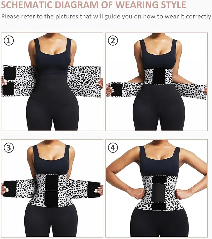 FeelinGirl Waist Trainer Belt Waist Cincher Trimmer Ab