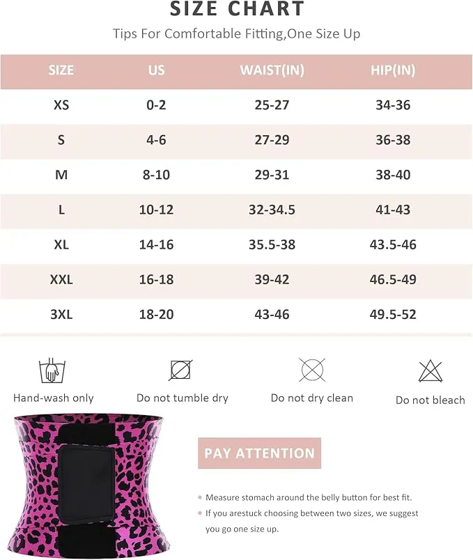 FeelinGirl Waist Trainer Belt Waist Cincher Trimmer Ab