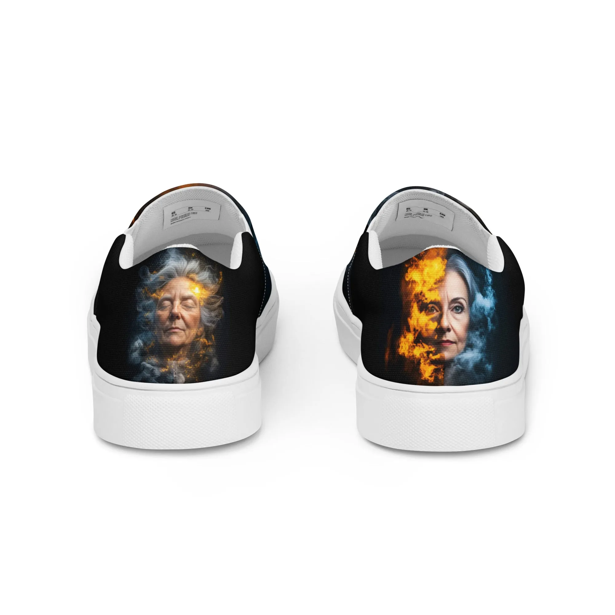 Fiery Beauty Women’s slip-on canvas shoes