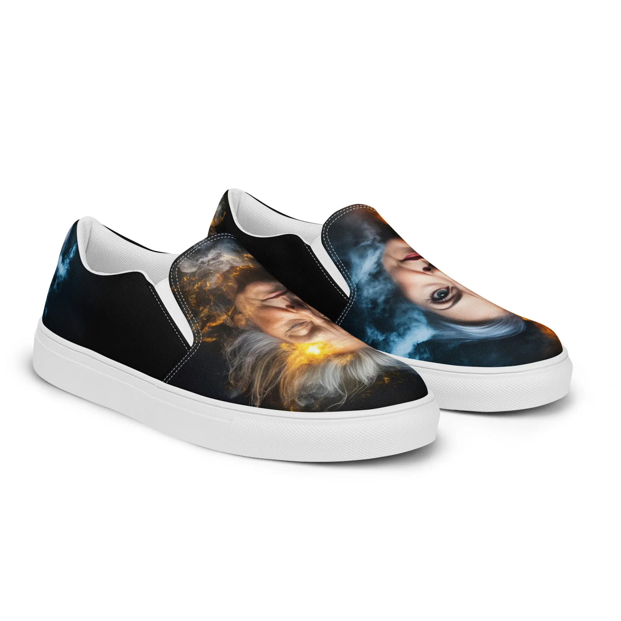 Fiery Beauty Women’s slip-on canvas shoes