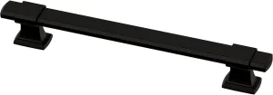 Franklin Brass Adjusta-Pull Chamfered Edge (5-Pack) Adjustable Drawer Pulls/Cabinet Handles 1-3/8" to 6-5/16" Hole Center Matte Black Kitchen Hardware, Doors, Dressers, Furniture P49107-FB-B