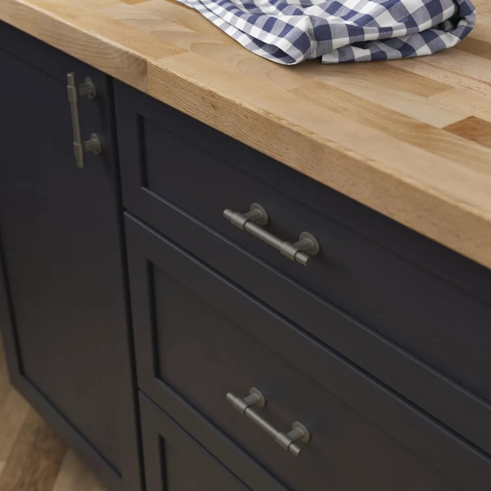 Franklin Brass Adjusta-Pull Francisco (10-Pack) Adjustable Drawer Pulls/Cabinet Handles 1-3/8" to 4" Hole Center Matte Satin Nickel Kitchen Hardware, Doors, Dressers, Furniture P44364-SNM-B2