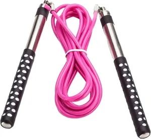 Freestyle Boxing Jump Rope by DYNAPRO with Long Handles for better control, adjustable to any height, Freestyling, Double Unders, Crossovers, HIIT and More