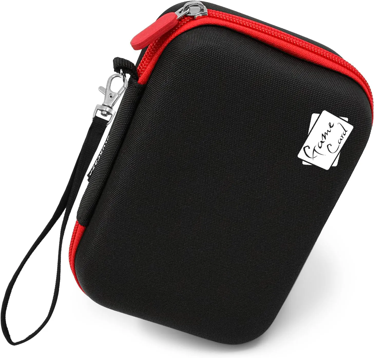 Game Card Storage Case Compatible TCG/SKYJO/Five Crowns/UNO Cards, Hard EVA Trading Card Box, Portable Travel Carrying Playing Card Case for Sports Cards, Baseball Cards
