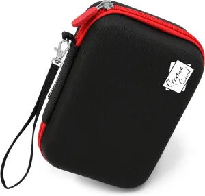 Game Card Storage Case Compatible TCG/SKYJO/Five Crowns/UNO Cards, Hard EVA Trading Card Box, Portable Travel Carrying Playing Card Case for Sports Cards, Baseball Cards