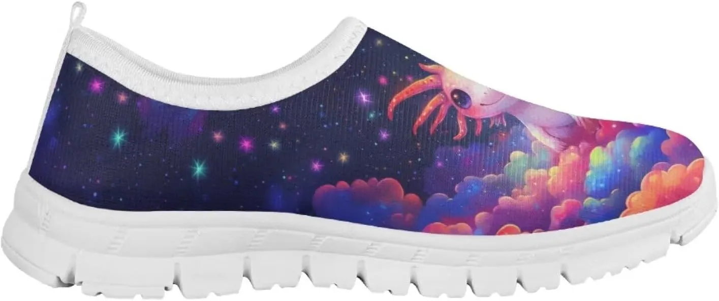 Girls Tennis Shoes Cute Little Kid Slip On Sneakers School Running Shoes