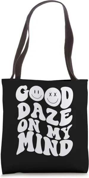Good Dare On You With Words on Back Aesthetic Trendy Costume Tote Bag