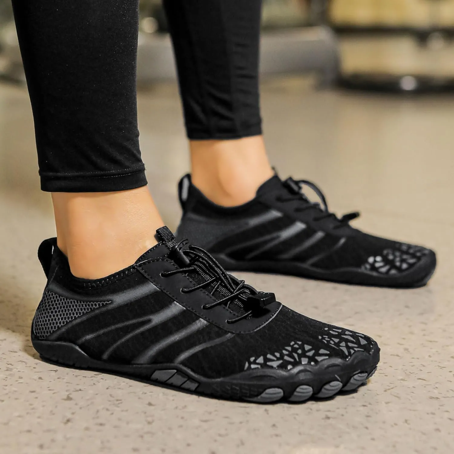 Grounded Barefoot Shoes for Men Women, Toe Shoes with Zero Drop, Non Slip Workout Shoes for Women Mens, Hiking Water Shoes, Barefoot Shoes as Neuropathy Shoes