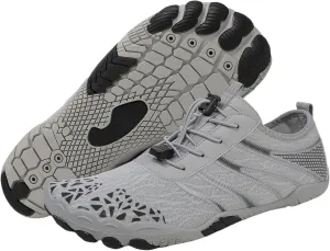 Grounded Barefoot Shoes for Men Women, Toe Shoes with Zero Drop, Non Slip Workout Shoes for Women Mens, Hiking Water Shoes, Barefoot Shoes as Neuropathy Shoes