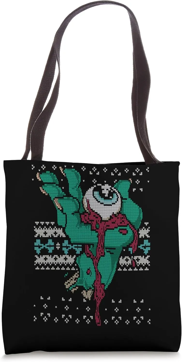 Halloween EYEBALL ON A HAND Tote Bag