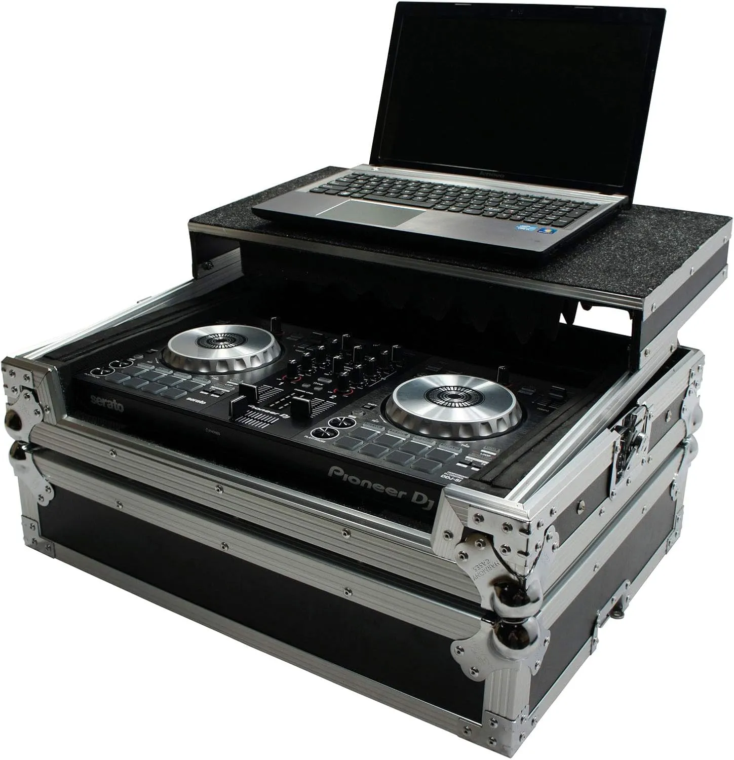 Harmony Audio HCMINILT Flight Glide Laptop Stand DJ Custom Case Compatible with American Audio VMS5