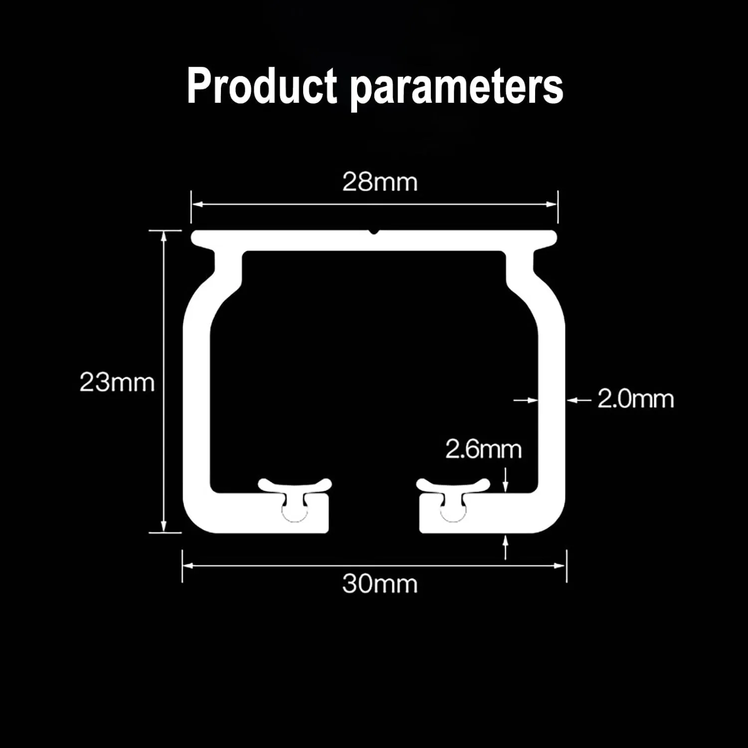 Heavy Duty Curtain Track Rail - Adjustable 1m to 6m, Serpentine Slide Track for Walls & Ceilings, Snap-On Installation with Tape Set, Perfect for Wave Curtains