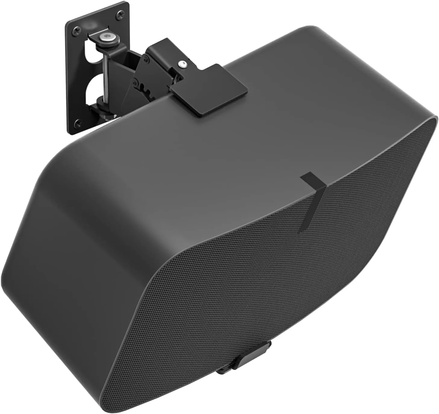 Heavy Duty Speaker Wall Mount for Sonos 5 & Sonos Play 5 Wall Mount - Tilt & Swivel Adjustable Speaker Mounts for Sonos 5 & Five, Play 5 Gen 2 Wall Mounting Bracket, Black