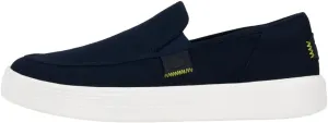 Hey Dude Sunapee M Canvas Navy/White Size M12 | Men's Shoes | Men's Slip On Sneakers | Comfortable & Light-Weight