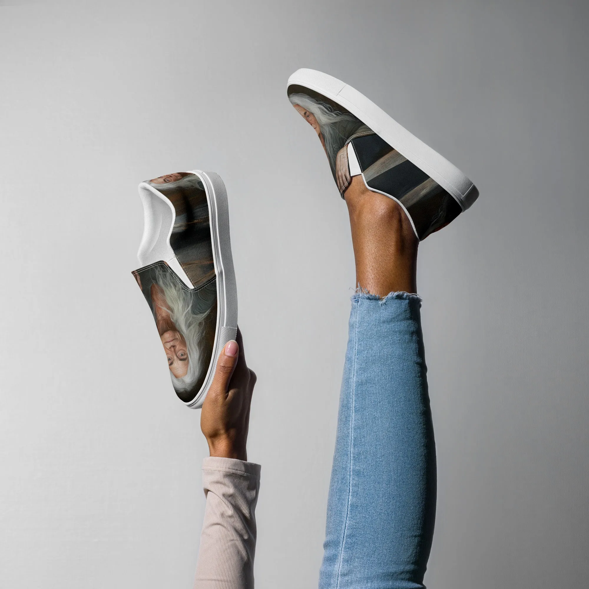 Hidden Pain Women’s slip-on canvas shoes