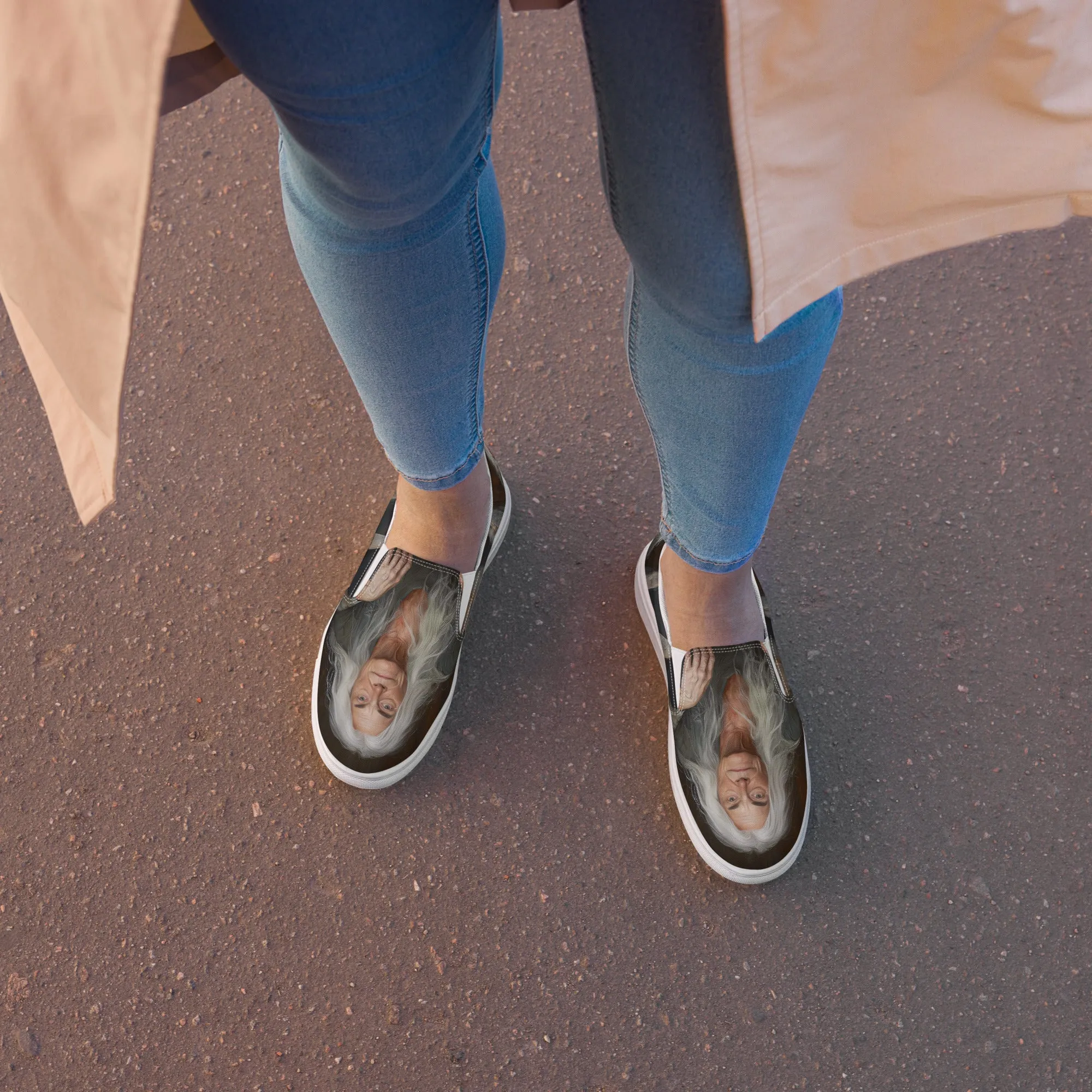 Hidden Pain Women’s slip-on canvas shoes