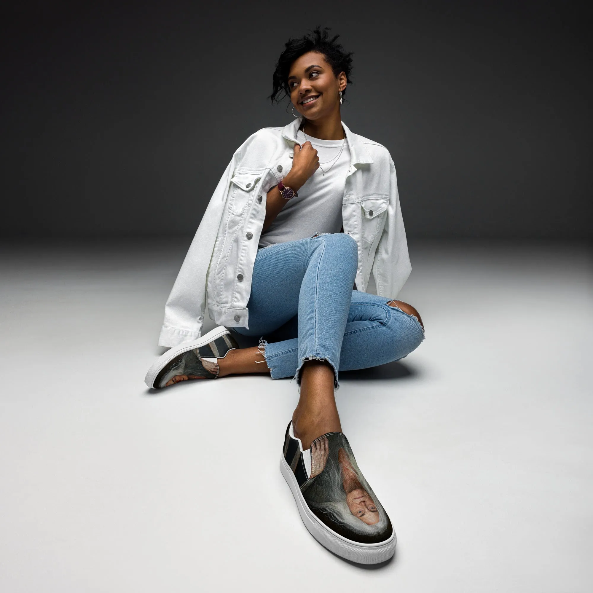 Hidden Pain Women’s slip-on canvas shoes