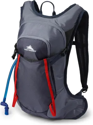 High Sierra Hydrahike 2.0 Hydration Backpack with 2L Water Bladder for Running, Hiking, Camping, or Cycling