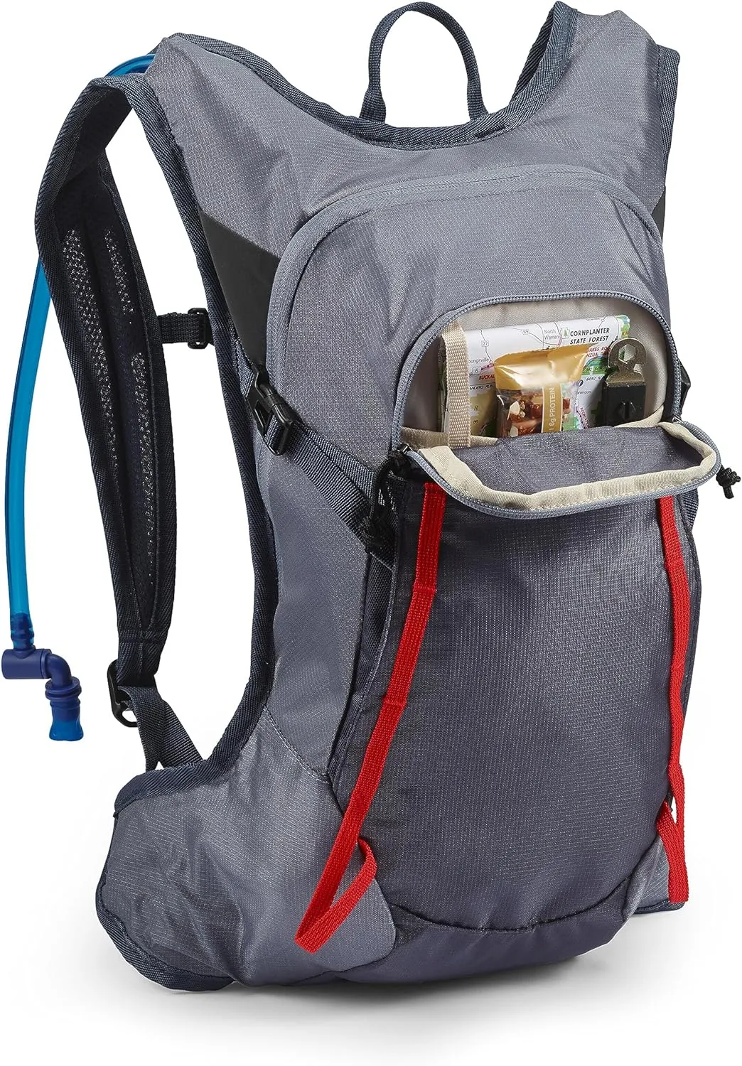 High Sierra Hydrahike 2.0 Hydration Backpack with 2L Water Bladder for Running, Hiking, Camping, or Cycling
